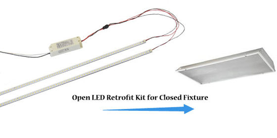 Energy Saving Dimming LED Magnetic 5CCT 3P Selectable Quick installation Linear retrofit Kit