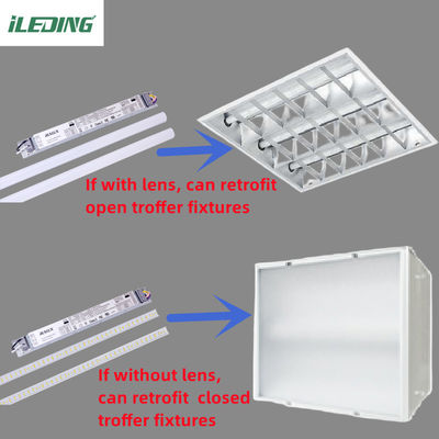 Energy Saving Dimming LED Magnetic 5CCT 3P Selectable Quick installation Linear retrofit Kit