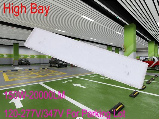 100W 3500K 4FT LED Vapor Tight High Bay IP67 with Transparent Polycarbonate Diffuser
