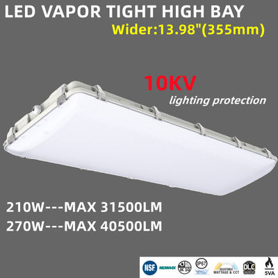 Sensor Control 200W LED Vapor Tight High Bay Commercial Use for Warehouse IK10 IP67 Waterproof
