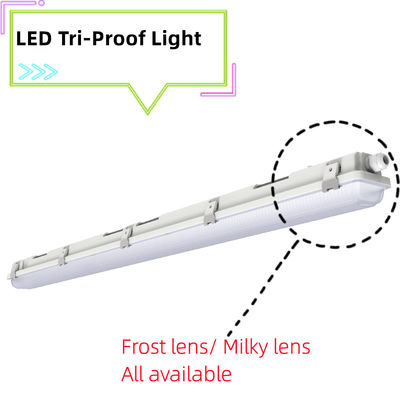 50000 Hours Working Time Moisture Proof 4FT 5FT LED Vapor Tight Garage Light Fixture For Storage