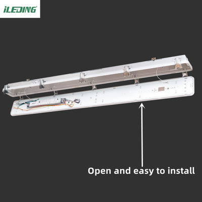 120V-277V / 120V-347V IP66 IK10 LED Vapor Tight Fixture for Commercial and Industrial