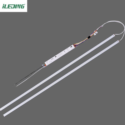 DLC 140Lm/W Magnetic LED Light Troffer Linear retrofit Kit for USA Market Adjust 5CCT