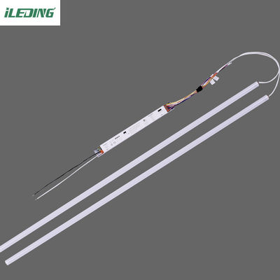DLC 140Lm/W Magnetic LED Light Troffer Linear retrofit Kit for USA Market Adjust 5CCT