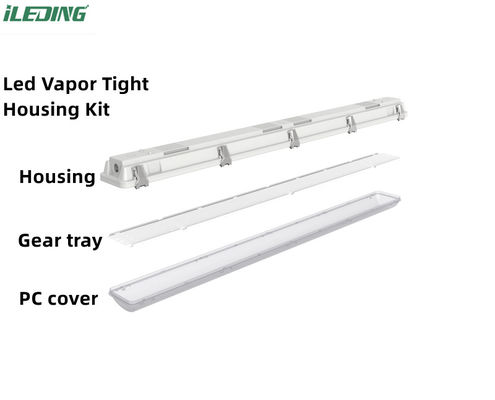 AC 110V Parking LED Tube Vapor Tight Luminaire 4FT IP66 LED Waterproof lighting Tri-proof Light