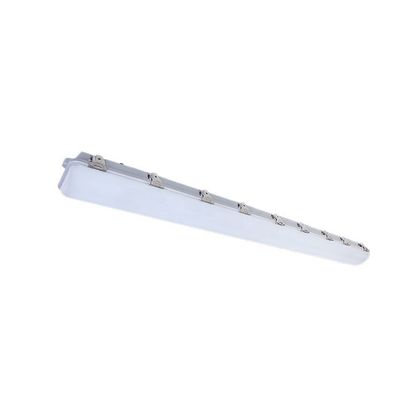 Non-Condensing 4ft LED Vapor Tight Garage Light Fixture with Microwave Motion Sensor