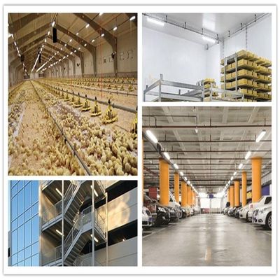 Garage Warehouse 5FT IP66 LED Tri Proof Fixture Vapor Tight Dimmable Light 55W AC 110V ±10%