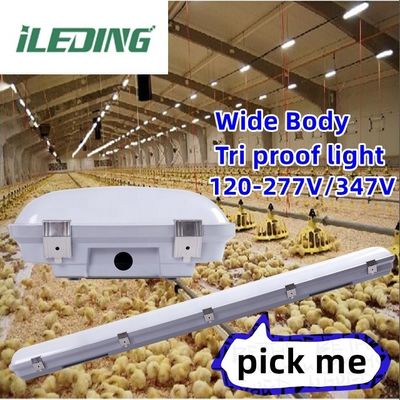 IP67 155W 3500K 4000K 5000K 4FT LED Vapor Tight High Bay for Industrial Warehouse Damp Proof