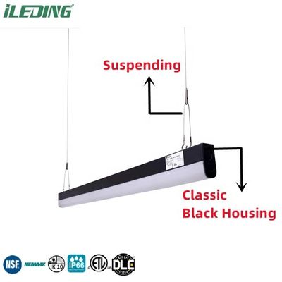 LED 34W 4FT Batten Light Mount Lights IP65 Linear Supermarket Lamp Fixtures 5- for Supermarket