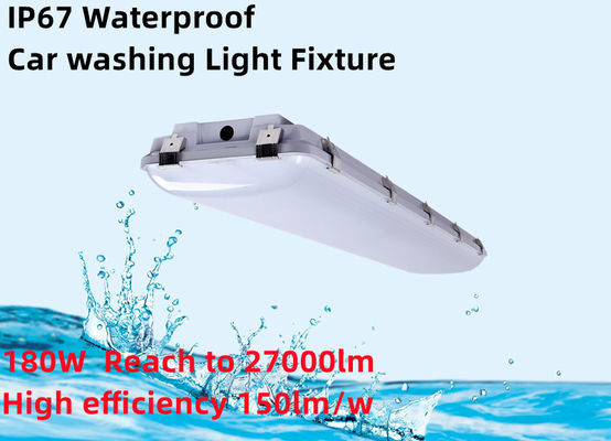 PC 4FT IP67 180W 155W 135W 105W Industrial Garage Vapor Tight Led High Bay Fixture