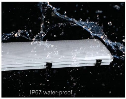 PC 4FT IP67 180W 155W 135W 105W Industrial Garage Vapor Tight Led High Bay Fixture