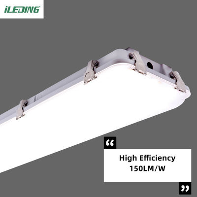 150lm/w 4FT 40500LM 270W LED Vapor Tight High Bay Warehouse Light Fixture IP67 Waterproof