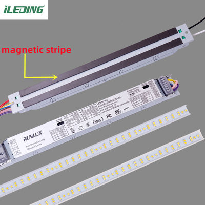 PC Material Led Linear Retrofit Kit Magnetic Mount Led Light 140Lm/W 2FT 25W 20W 15W