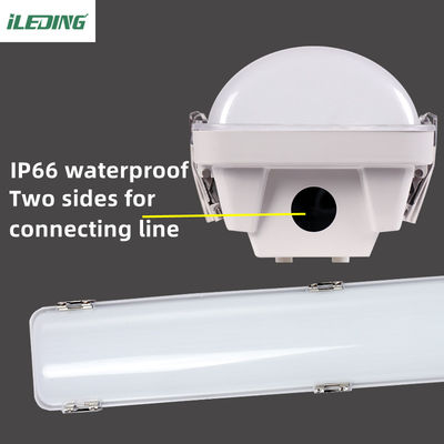 4FT Workshop LED Vapor Tight Garage Light Fixture Daylight Color Temperature and IP66 Waterproof Rating