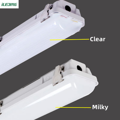 4FT Workshop LED Vapor Tight Garage Light Fixture Daylight Color Temperature and IP66 Waterproof Rating