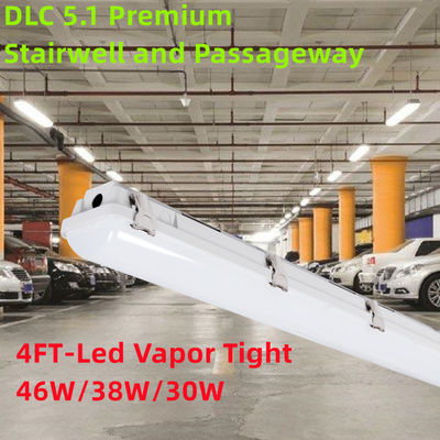4FT 46W Linear Lamp LED Vapor Tight Garage Light Fixture Working Lifetime 50000 Hours