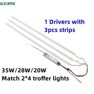 120-277V 120-347V 80 CRI Adjust 3 CCT Indoor Lighting Magnetic Led Linear retrofit Kit Kitchen Motion Sensor