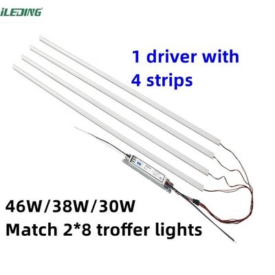 120-277V 120-347V 80 CRI Adjust 3 CCT Indoor Lighting Magnetic Led Linear retrofit Kit Kitchen Motion Sensor