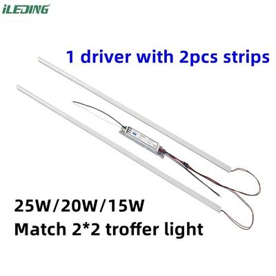 Long Lifespan 50000 Hours Power Tunable 3CCT LED Linear retrofit Kit for Hospital