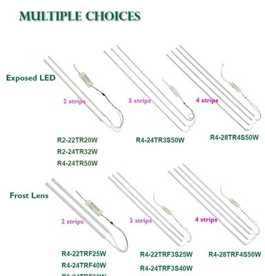 50000 Working Time LED Magnetic Linear retrofit Kit Troffer Lights 34W For Commercial Office