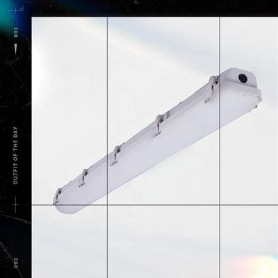 120-277V Input Voltage 35W LED Vapor Tight Garage Light Fixture for Industrial Lighting