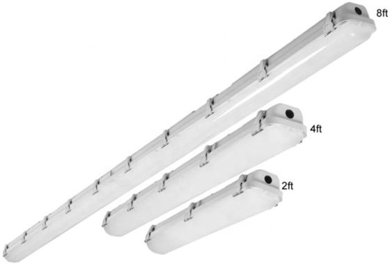 ETL DLC Listed LED Vapor Tight Light 4FT 46W 38W 30W for Warehouse Tri-proof Fixtures