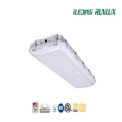 3500K-4000K-5000K Switchable LED Vapor Tight Bay with 110° Beam Angle and Surge Protection