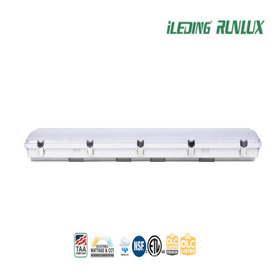3500K-4000K-5000K Switchable LED Vapor Tight Bay with 110° Beam Angle and Surge Protection