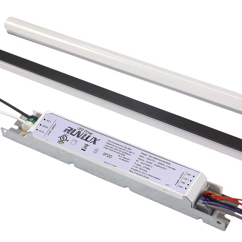 Energy Saving Dimming LED Magnetic 5CCT 3P Selectable Quick installation Linear retrofit Kit