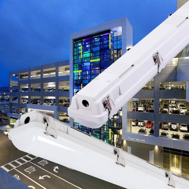 120V-277V / 120V-347V IP66 IK10 LED Vapor Tight Fixture for Commercial and Industrial