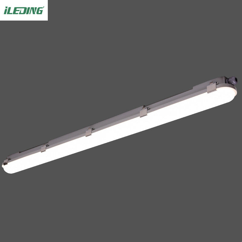 Cool Storage Industrial IP66 IK10 5FT 55W Tri-Proof Low Bay LED vapor tight Light Fixtures
