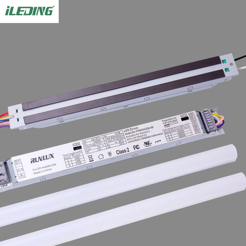 PC Material Led Linear Retrofit Kit Magnetic Mount Led Light 140Lm/W 2FT 25W 20W 15W