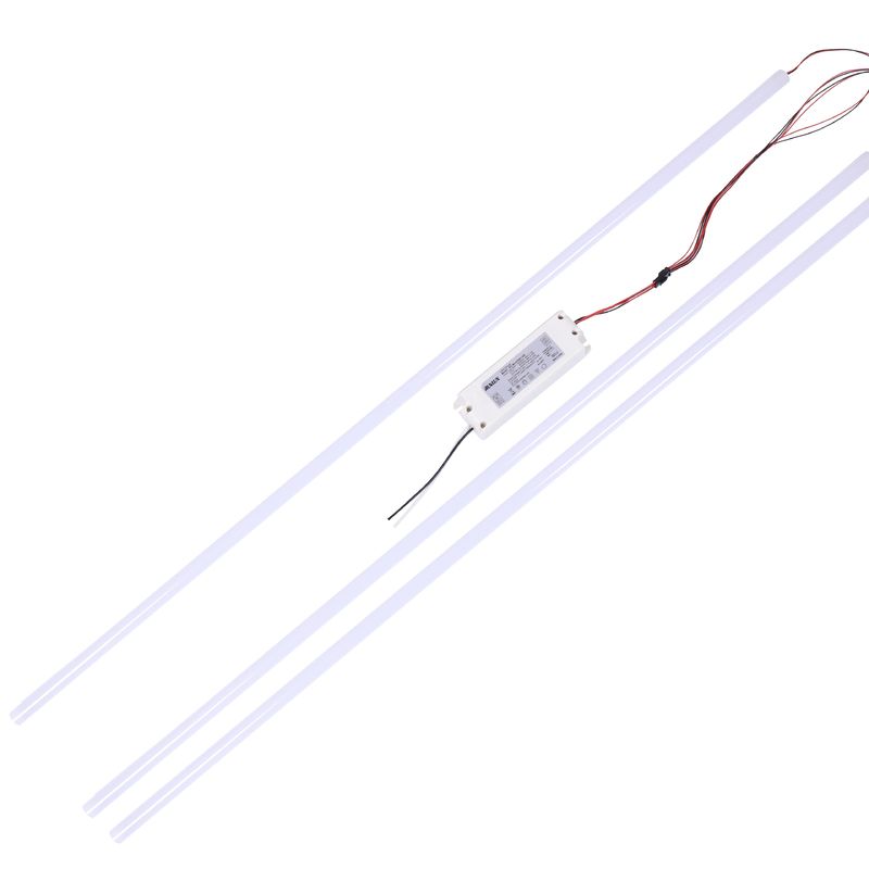 Long Lifespan 50000 Hours Power Tunable 3CCT LED Linear retrofit Kit for Hospital