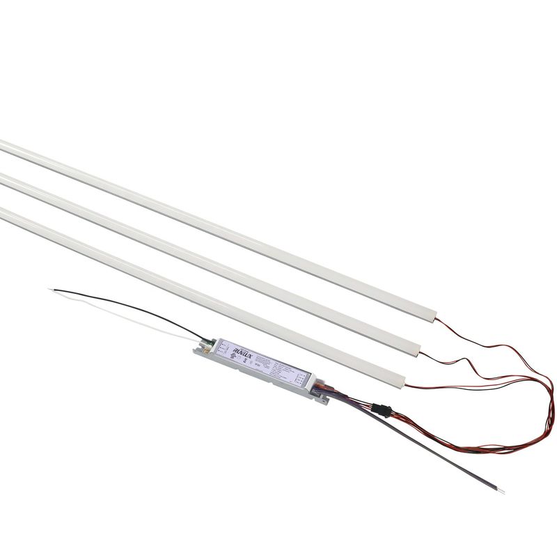 SMD LED Light Source 2ft 4ft 8ft 150Lm/W PC Lens Magnetic Led Linear retrofit Kit Light