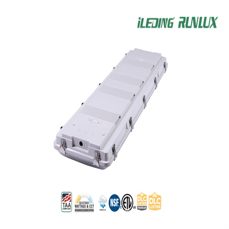 IK10 Impact 3500K-4000K-5000K CCT Switchable 160lm/W Efficacy LED Vapor Tight High Bay